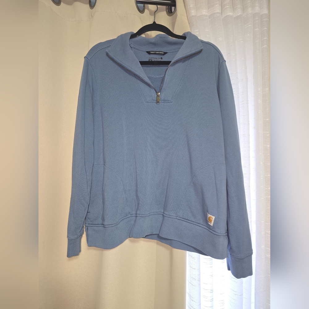 Women's TENCEL™ Fiber Series Relaxed Fit Half-Zip Sweatshirt